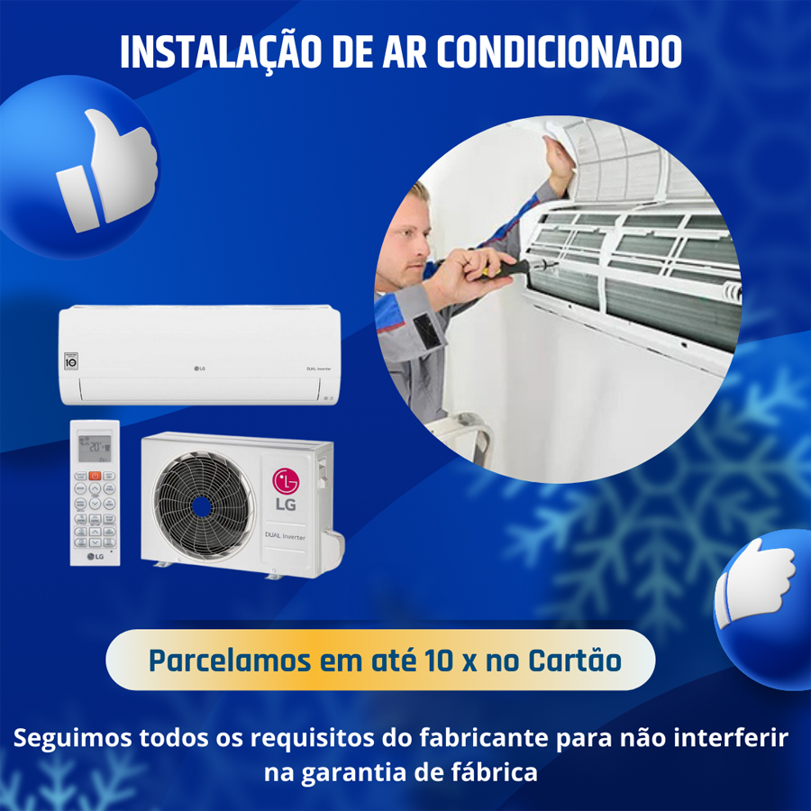Instale agora mesmo o seu novo ar condicionado